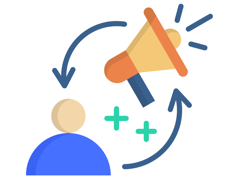 Graphic of a converted visitors