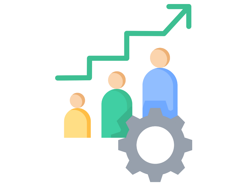 Graphic of a converted visitors